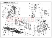 CFMOTO U10 PRO (CF1000UTR-8 [ABS] ) MIDDLE PLASTICS(BASIC) - F04-3-B