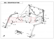 CFMOTO U10 PRO (CF1000UTR-8 [ABS] ) BUMPER @^ CAB FRAME - F23-V2