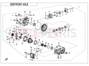 CFMOTO U10 PRO (CF1000UTR-8 [ABS] ) FRONT AXLE - F31