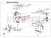 CFMOTO 2025 UTV U10 PRO (CF1000UTR-8K [ABS] ) FRONT SUSPENSION - F05-1