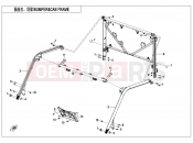 CFMOTO 2025 UTV U10 PRO (CF1000UTR-8K [ABS] ) BUMPER @^ CAB FRAME - F23
