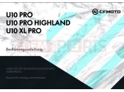 CFMOTO 2025 UTV U10 PRO (CF1000UTR-8K [ABS] ) OWNERS MANUAL(GERMAN) - F38-B