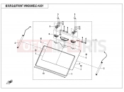 CFMOTO 2025 UTV U10 PRO (CF1000UTR-8K [ABS] ) FRONT WINDSHIELD ASSY - F80-1-V2