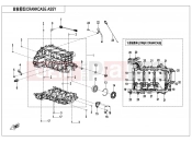 CFMOTO 2025 UTV U10 PRO (CF1000UTR-8K [ABS] ) CRANKCASE ASSY(STANDARD) - E01-1-A