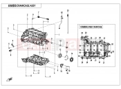 CFMOTO 2025 UTV U10 PRO (CF1000UTR-8K [ABS] ) CRANKCASE ASSY(HIGHLAND) - E01-1-B