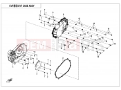 CFMOTO 2025 UTV U10 PRO (CF1000UTR-8K [ABS] ) CVT CASE ASSY - E01-3