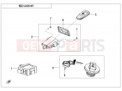 CFMOTO U10 PRO (CF1000UTR-8K [ABS] ) LOCK KIT - F01