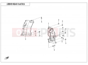 CFMOTO U10 PRO (CF1000UTR-8K [ABS] ) REAR PLASTICS - F04-5-V2