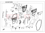 CFMOTO U10 PRO (CF1000UTR-8K [ABS] ) LEFT DOORS - F80-4