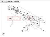 CFMOTO RANCHER 500 (CF500-3) WATER PUMP ASSY. - E22