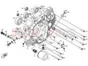 CFMOTO 2015 UTV RANCHER 500 (CF500-3) LEFT CRANKCAS