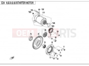 CFMOTO 2015 UTV RANCHER 500 (CF500-3) STARTING MOTOR