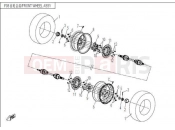 CFMOTO 2015 UTV RANCHER 500 (CF500-3) FRONT WHEEL ASSY