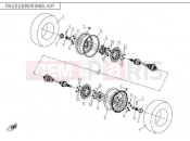 CFMOTO 2015 UTV RANCHER 500 (CF500-3) REAR WHEEL ASSY