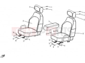 CFMOTO 2015 UTV RANCHER 500 (CF500-3) SEAT ASSY