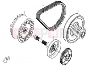 CFMOTO 2015 UTV RANCHER 500 (CF500-3) CLUTCH @^ CVT - E13
