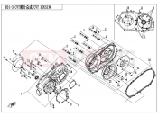 CFMOTO UFORCE 550 (CF500UTR-2) CVT HOUSE