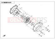 CFMOTO UFORCE 550 (CF500UTR-2) FAN ASSY