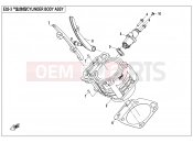 CFMOTO UFORCE 550 (CF500UTR-2) CYLINDER BODY ASSY - E02-3