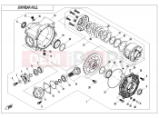 CFMOTO UFORCE 550 (CF500UTR-2) REAR AXLE(AUTOMATIC DIFFERENTIAL LOCK) - F33-A-V3