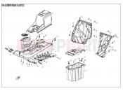 CFMOTO 2020 UTV UFORCE 550 (CF500UTR-2) REAR PLASTIC - F04-3