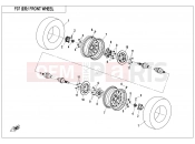 CFMOTO 2020 UTV UFORCE 550 (CF500UTR-2) FRONT WHEEL - F07