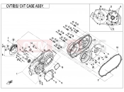 CFMOTO 2020 UTV UFORCE 550 (CF500UTR-2) CVT CASE ASSY. - E01-3-V3