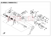 CFMOTO 2020 UTV UFORCE 550 (CF500UTR-2) TRANSMISSION SYSTEM (3) - E06-3