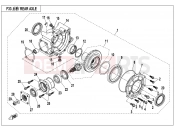 CFMOTO 2016 UTV UFORCE 550 (CF500UU) REAR AXLE - F33