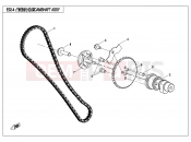 CFMOTO 2016 UTV UFORCE 550 (CF500UU) CAMSHAFT ASSY - E02-4