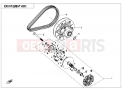 CFMOTO 2016 UTV UFORCE 550 (CF500UU) CVT ASSY - E05
