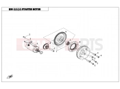 CFMOTO 2016 UTV UFORCE 550 (CF500UU) STATER MOTOR - E09
