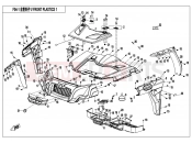 CFMOTO 2018 UTV UFORCE 550 (CF500UU) FRONT PLASTIC - F04-1