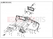 CFMOTO 2018 UTV UFORCE 550 (CF500UU) FRONT PLASTICS - F04-2