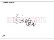 CFMOTO 2018 UTV UFORCE 550 (CF500UU) FRONT WHEEL(2018 VERSION) - F07-B