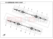 CFMOTO 2018 UTV UFORCE 550 (CF500UU) FRONT CV SHAFT(2017 SPS) - F27-A