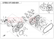 CFMOTO 2018 UTV UFORCE 550 (CF500UU) CVT CASE ASSY. - E01-3-V2
