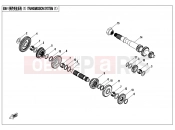CFMOTO 2018 UTV UFORCE 550 (CF500UU) TRANSMISSION SYSTEMï¼1ï¼ - E06-1
