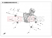 CFMOTO UFORCE 550 (CF500UU) ENGINE MOUNTING PARTS - F00-1-A