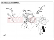 CFMOTO UFORCE 600 (CF600-5) CYLINDER BODY