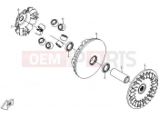 CFMOTO 2015 UTV UFORCE 600 (CF600-5) PRIMARY SHEAVE