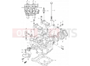 SUZUKI DR-Z400S K4 (2004) (E03,E28,E33) 2 - CYLINDER HEAD