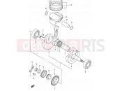 SUZUKI DR-Z400S K4 (2004) (E03,E28,E33) 6 - CRANKSHAFT