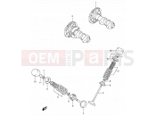 SUZUKI DR-Z400S K4 (2004) (E03,E28,E33) 9 - CAM SHAFT/VALVE