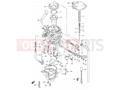 SUZUKI DR-Z400S K4 (2004) (E03,E28,E33) 11 - CARBURETOR