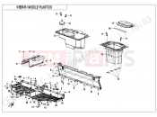 CFMOTO 2022 UTV UFORCE 600 (CF600UTR [T1b] ) MIDDLE PLASTICS - F04-3
