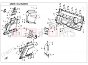 CFMOTO 2022 UTV UFORCE 600 (CF600UTR [T1b] ) REAR PLASTICS - F04-4-V1