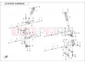 CFMOTO 2022 UTV UFORCE 600 (CF600UTR [T1b] ) FRONT SUSPENSION - F05