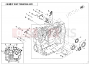 CFMOTO 2022 UTV UFORCE 600 (CF600UTR [T1b] ) RIGHT CRANKCASE ASSY - E01-2