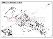 CFMOTO 2022 UTV UFORCE 600 (CF600UTR [T1b] ) LEFT CRANKCASE COVER ASSY. - E01-4-V2